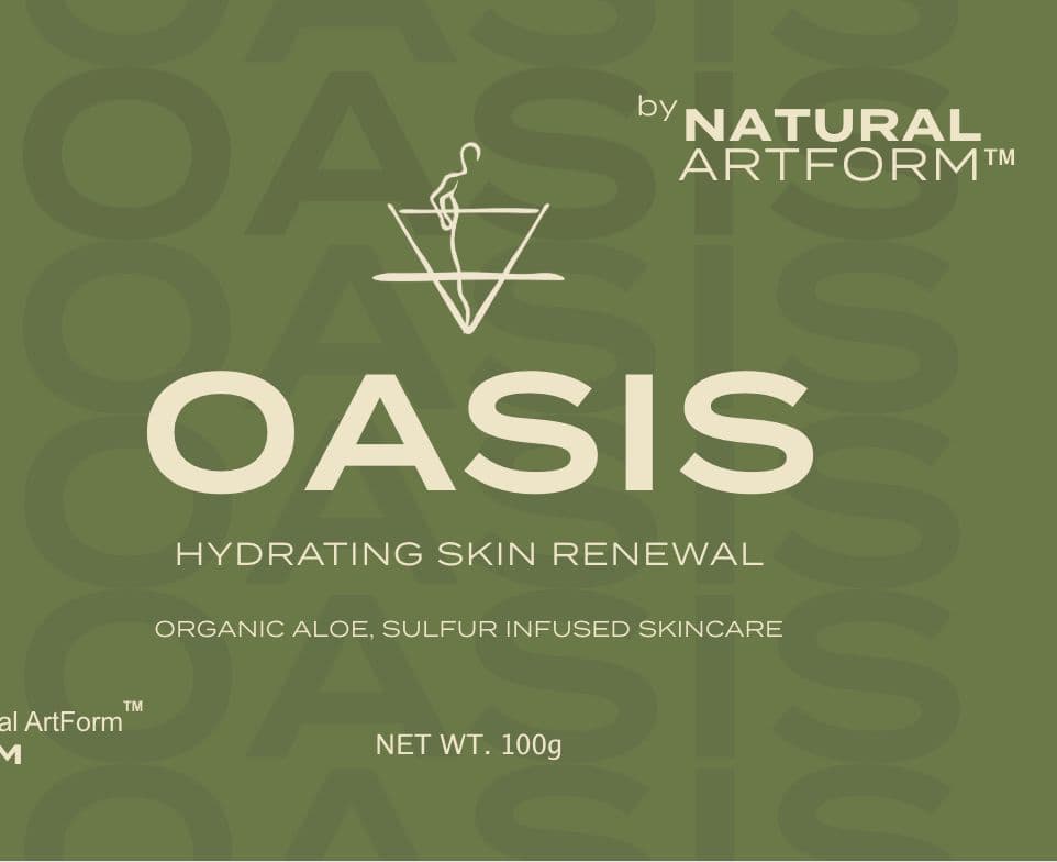 a label for oasis hydrating skin renewal