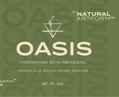 a label for oasis hydrating skin renewal