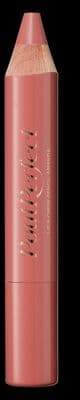 a close up of a pink pencil on a black background