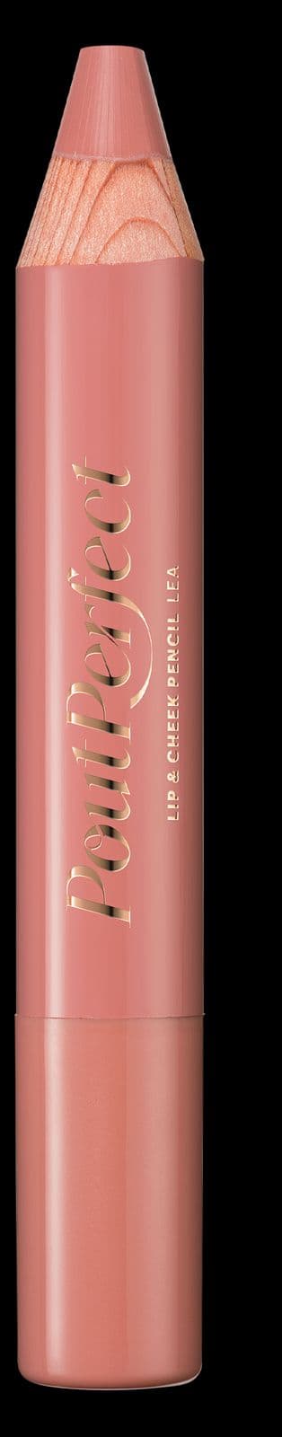 a close up of a pink lipstick on a black background