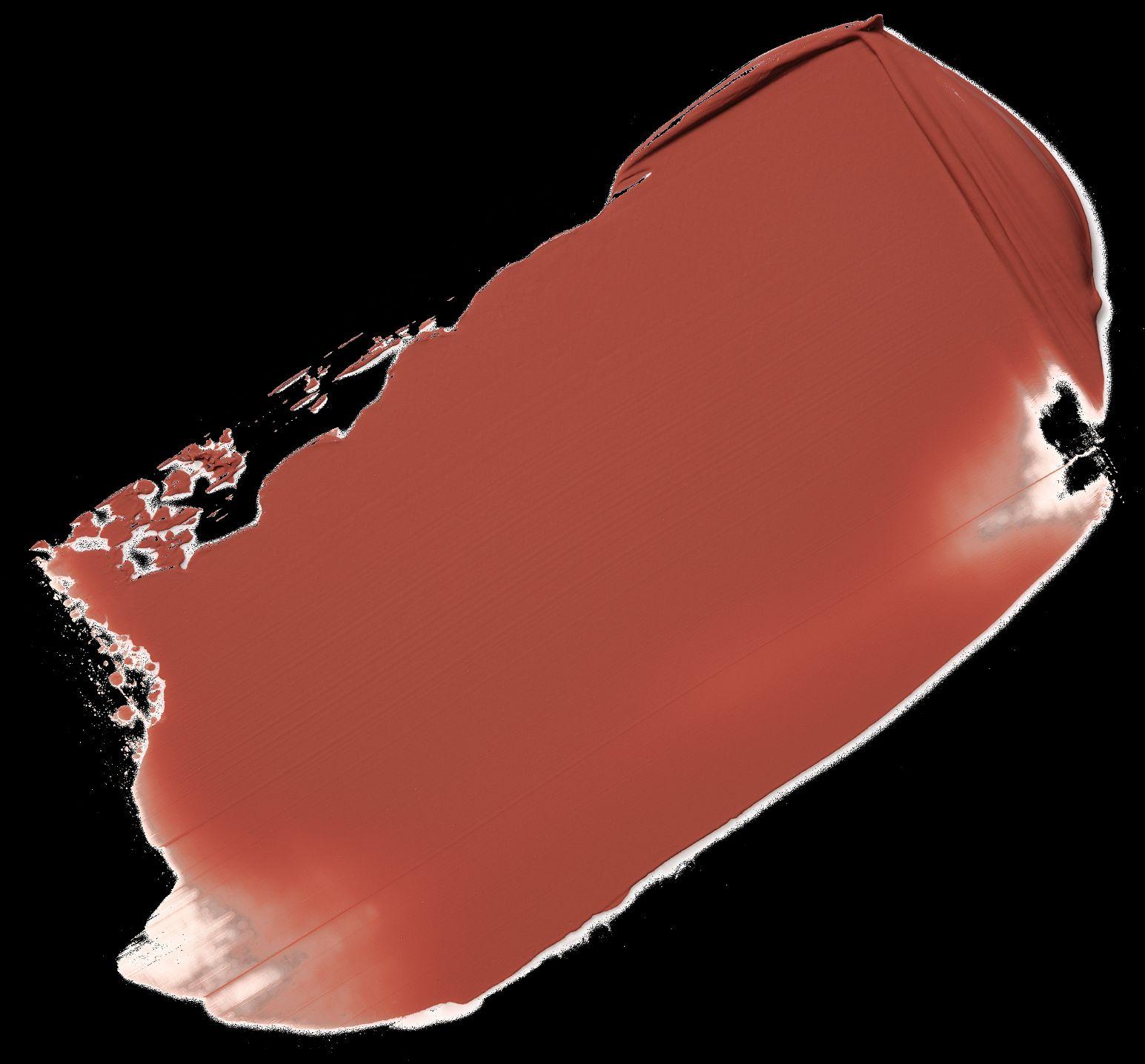 a close up of a red lipstick on a black background