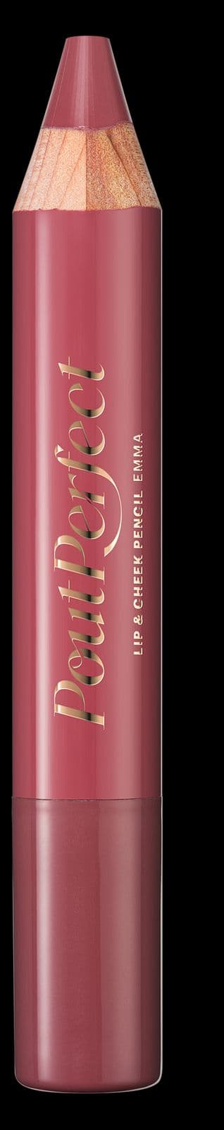 a close up of a pink lipstick on a black background