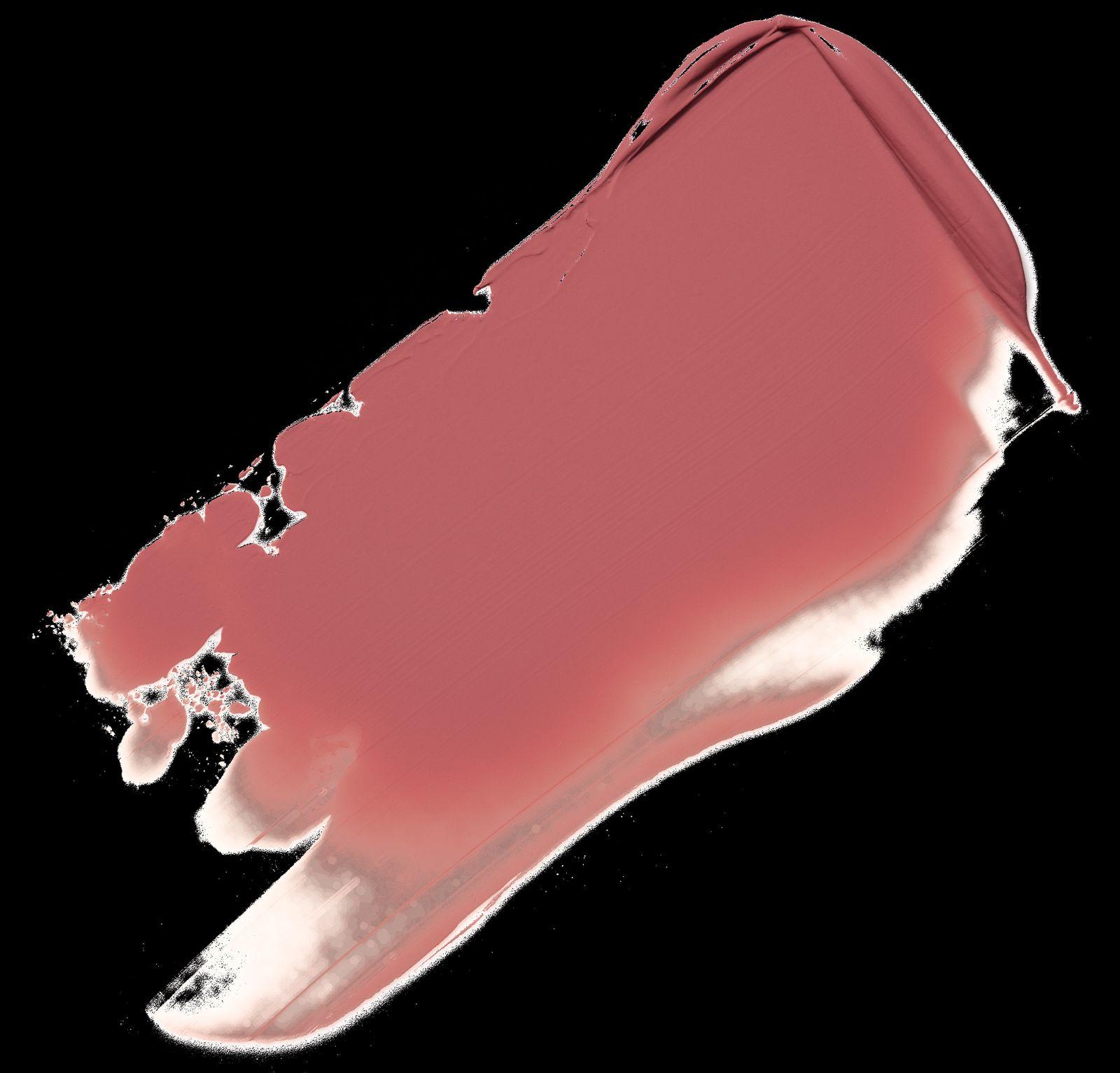 a red lipstick smudge with a black background