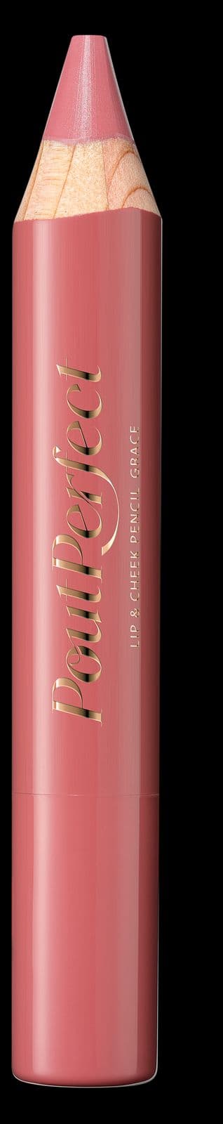 a close up of a pink pencil with writing on it