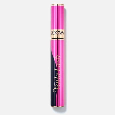 a pink mascara with a gold cap on it