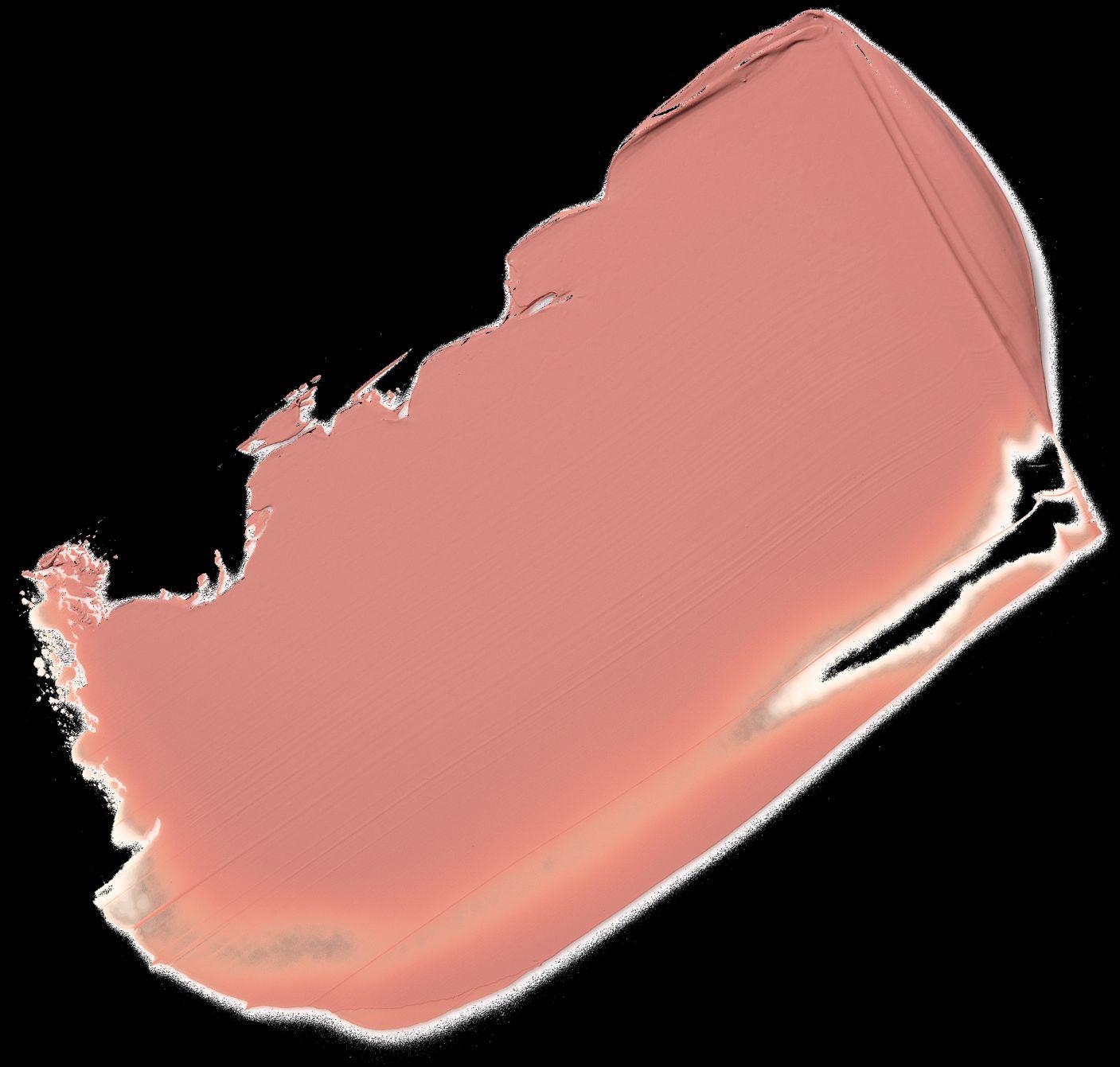 a close up of a pink lipstick on a black background