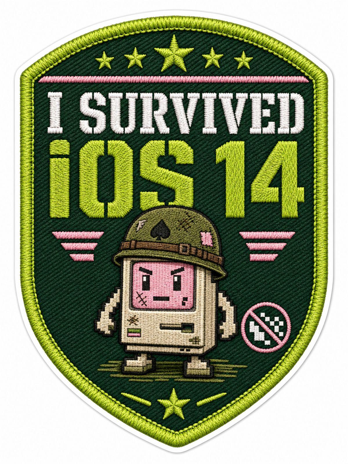 a patch with the words i survived 1034 on it