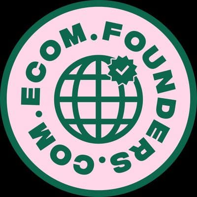 a green and pink logo with the words com found on it