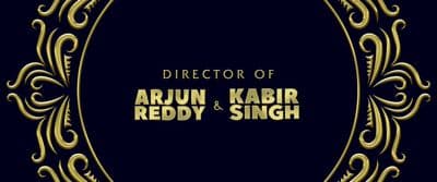 a black and gold frame with the words director of arun, kabir
