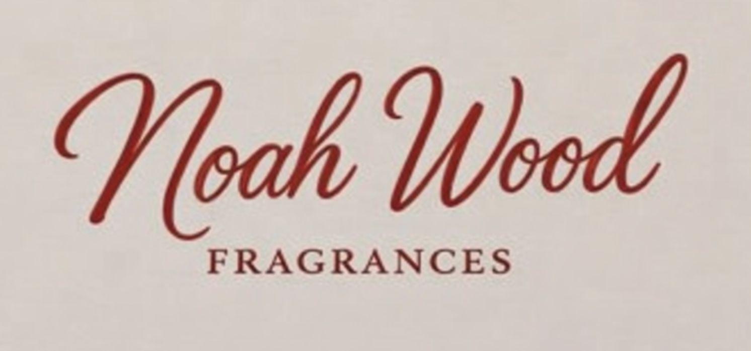 a close up of a sign that says noah wood