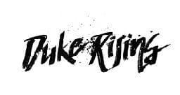 a black and white photo of the word take king