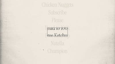 a black and white photo of a menu