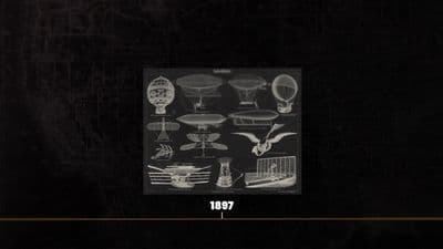 a black book with a picture of a bunch of objects
