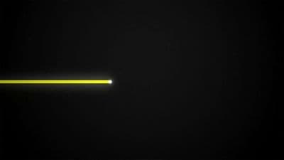 a black background with a yellow light in the middle