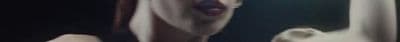 a blurry photo of a woman's face and hair