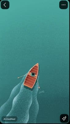 a boat floating on top of a body of water