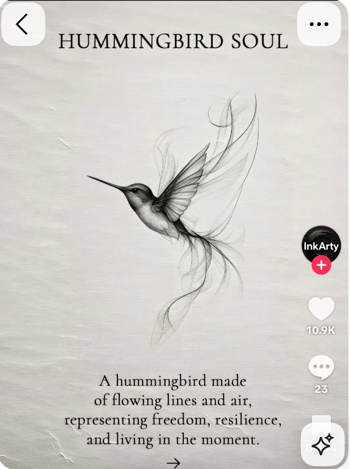 a picture of a hummingbird flying in the air