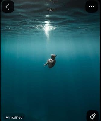 a photo of a person swimming in the ocean