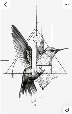 a black and white photo of a hummingbird