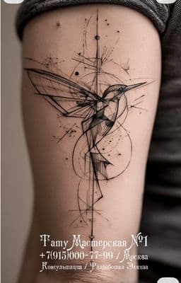 a woman with a tattoo on her thigh
