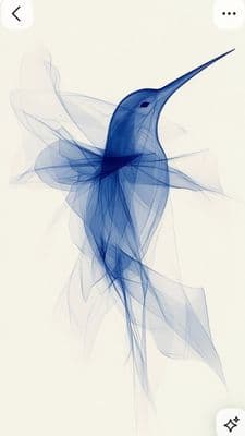 a blue bird is flying through the air
