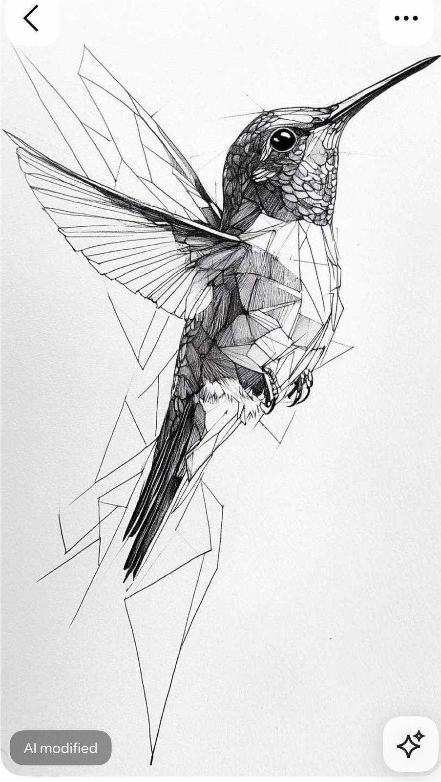 a black and white photo of a hummingbird