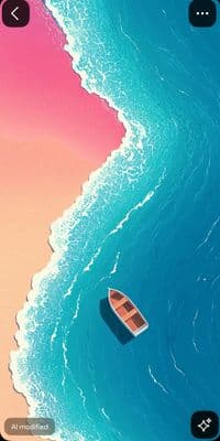 a boat floating on top of a body of water