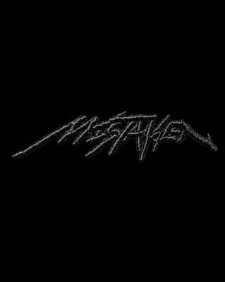 a black and white photo of a metal band logo