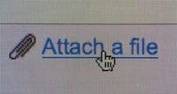 a computer screen with the word attack a file on it