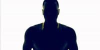 a silhouette of a man holding a tennis racquet