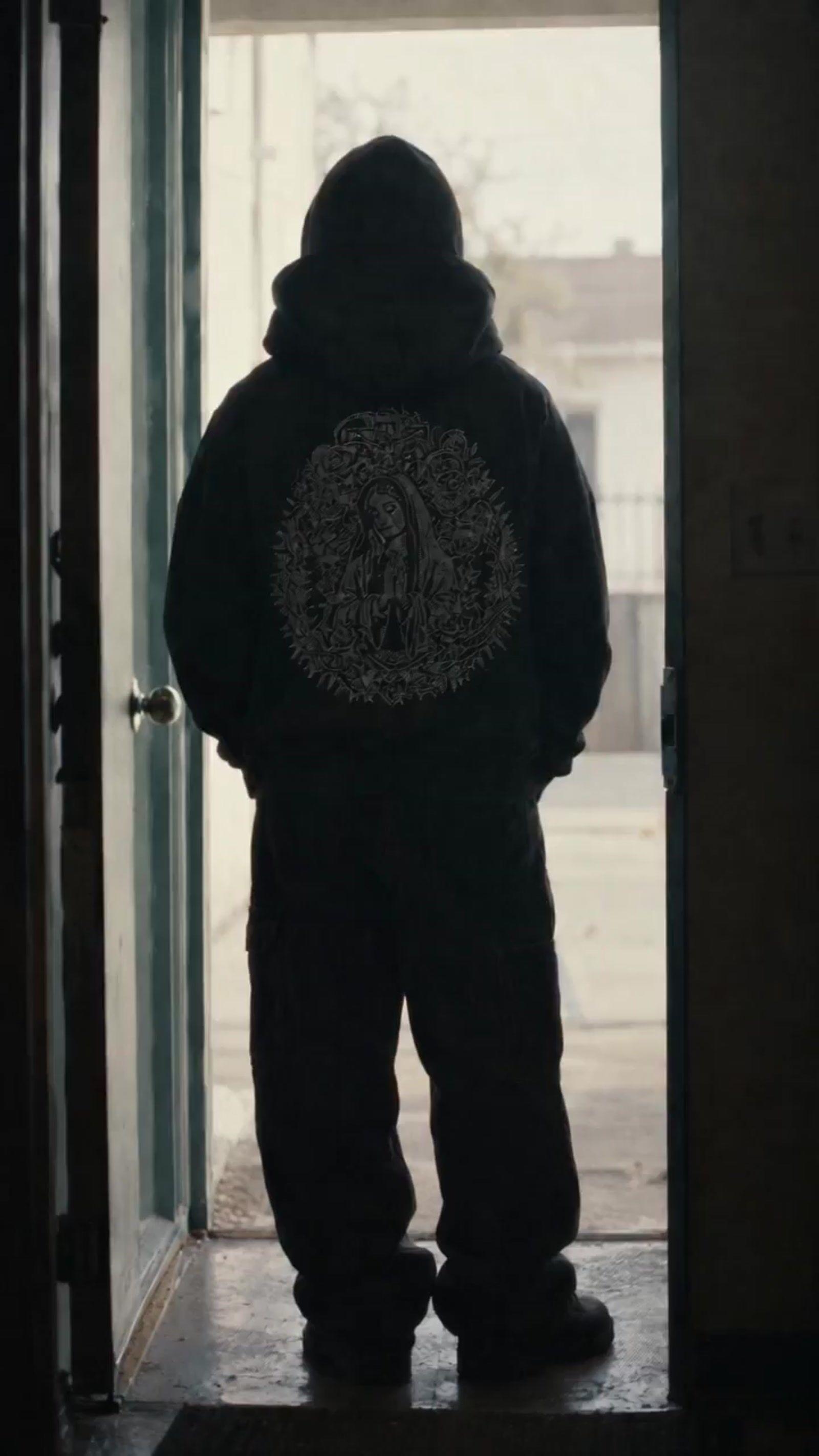 a person standing in front of a door