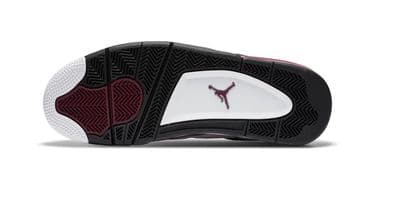 a close up of the jordan air jordan basketball shoe