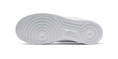 a white shoe with a white sole