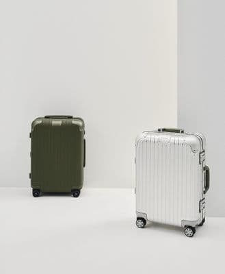 a couple of suitcases sitting next to each other