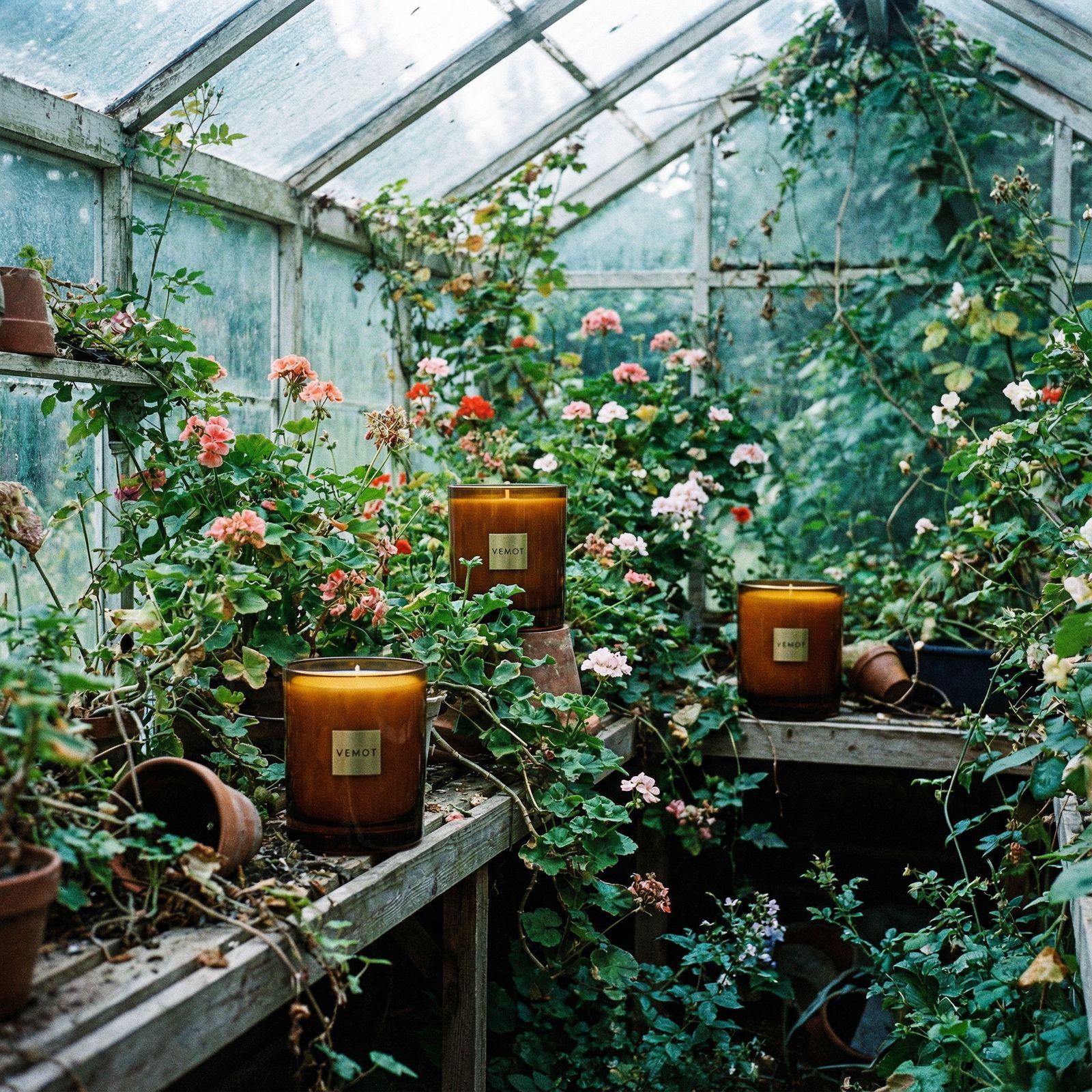 a greenhouse filled with lots of flowers and plants