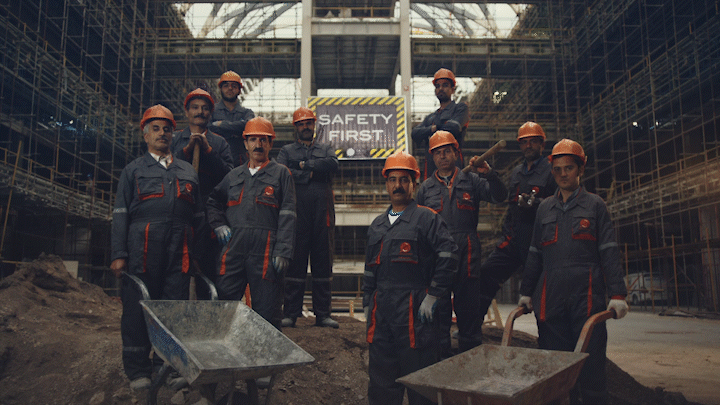 a group of men standing next to each other