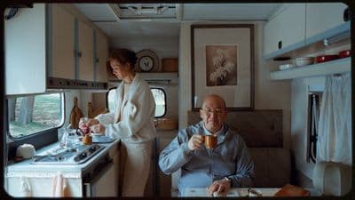 a man and a woman in a kitchen