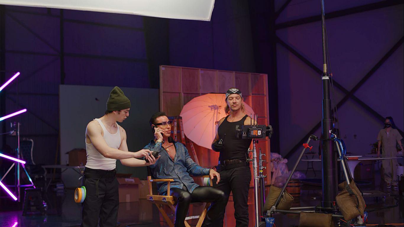 a group of people standing on a stage