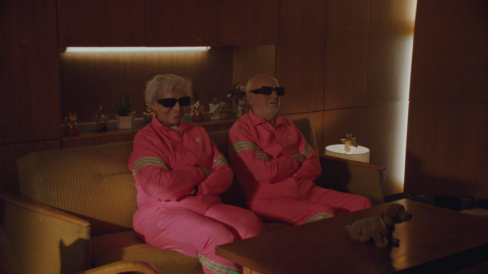 a couple of people that are sitting on a couch