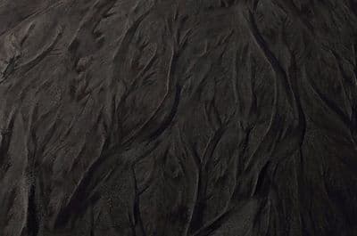 a close up of a black fur texture