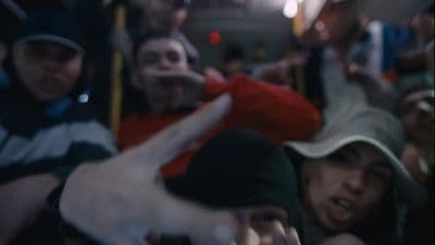 a group of people riding on a bus