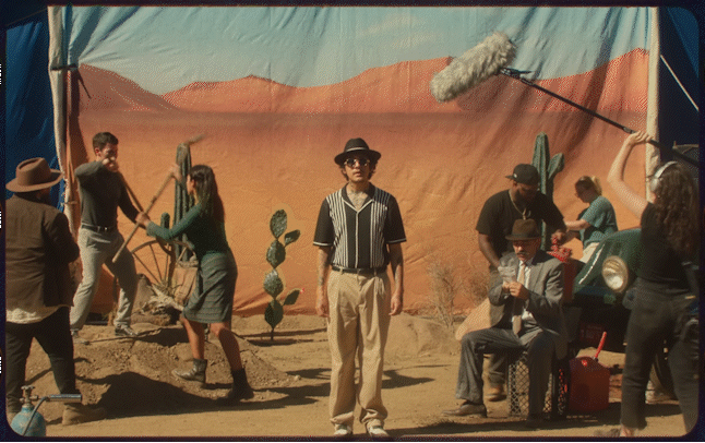 a man standing in front of a group of people
