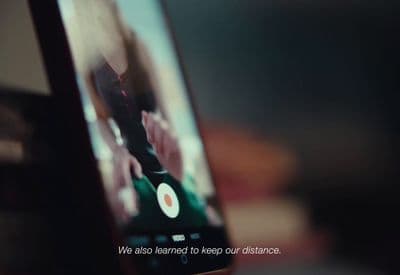 a close up of a cell phone with the text we also learned to keep our