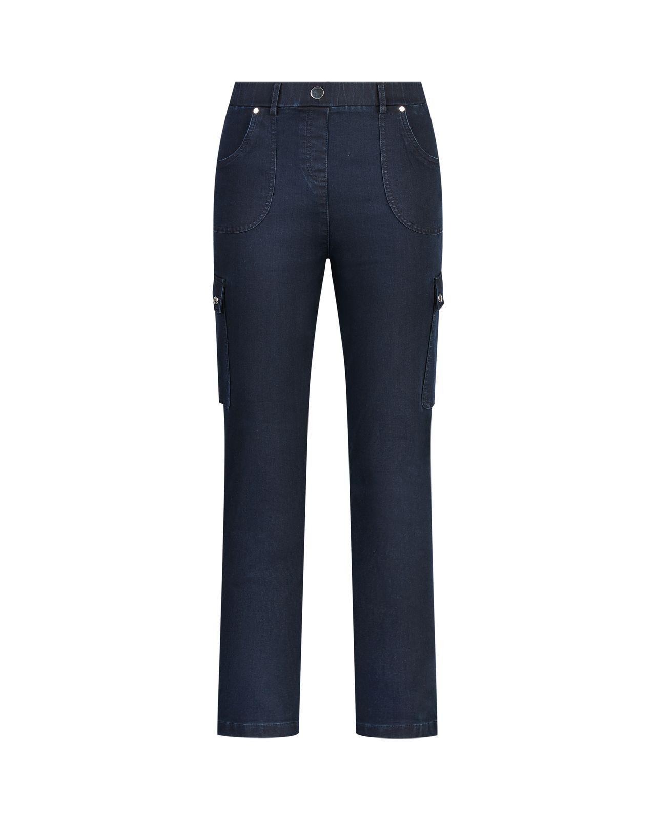 a picture of a pair of dark blue jeans