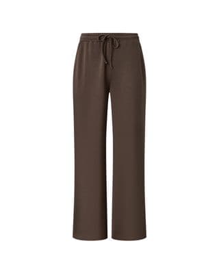 a women's brown pants with a drawstring