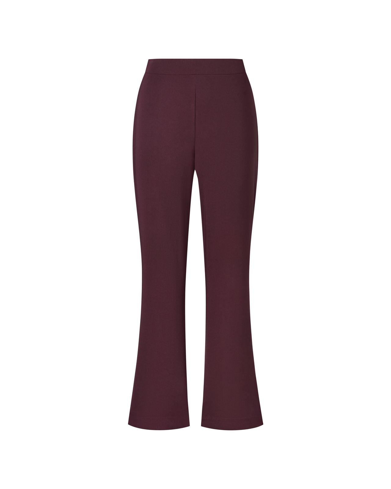 a women's pants with a high waist and bell bottoms