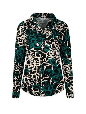 a women's shirt with a pattern on it