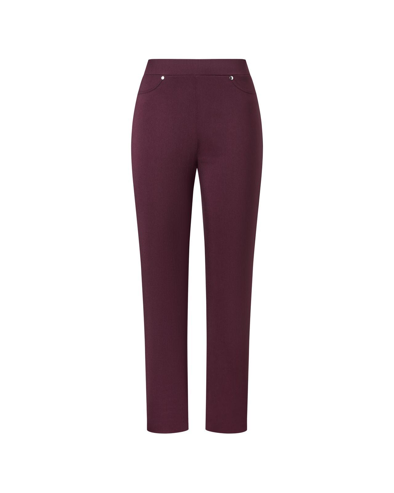 a women's pants with buttons on the side
