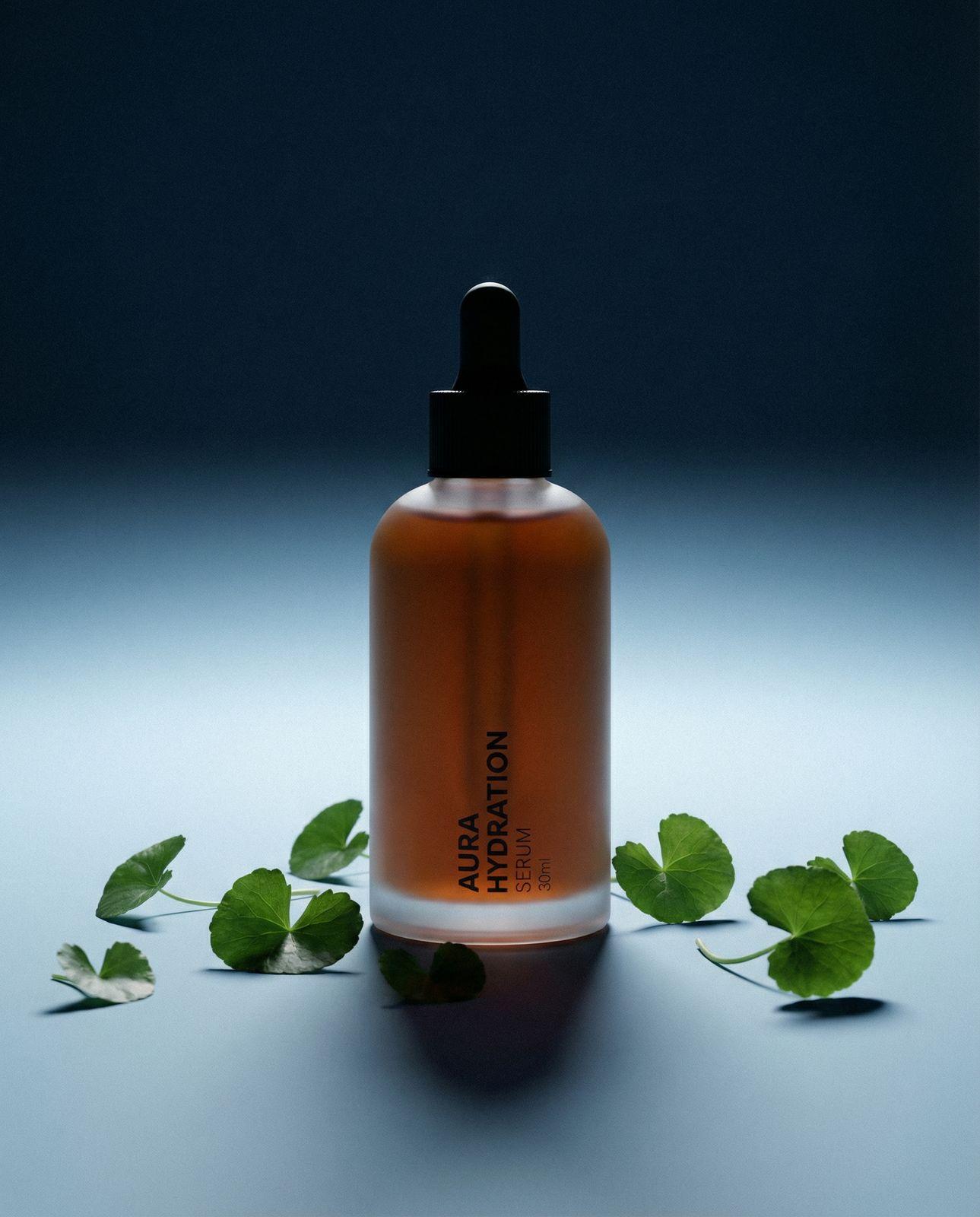 a bottle of liquid sitting on top of a table