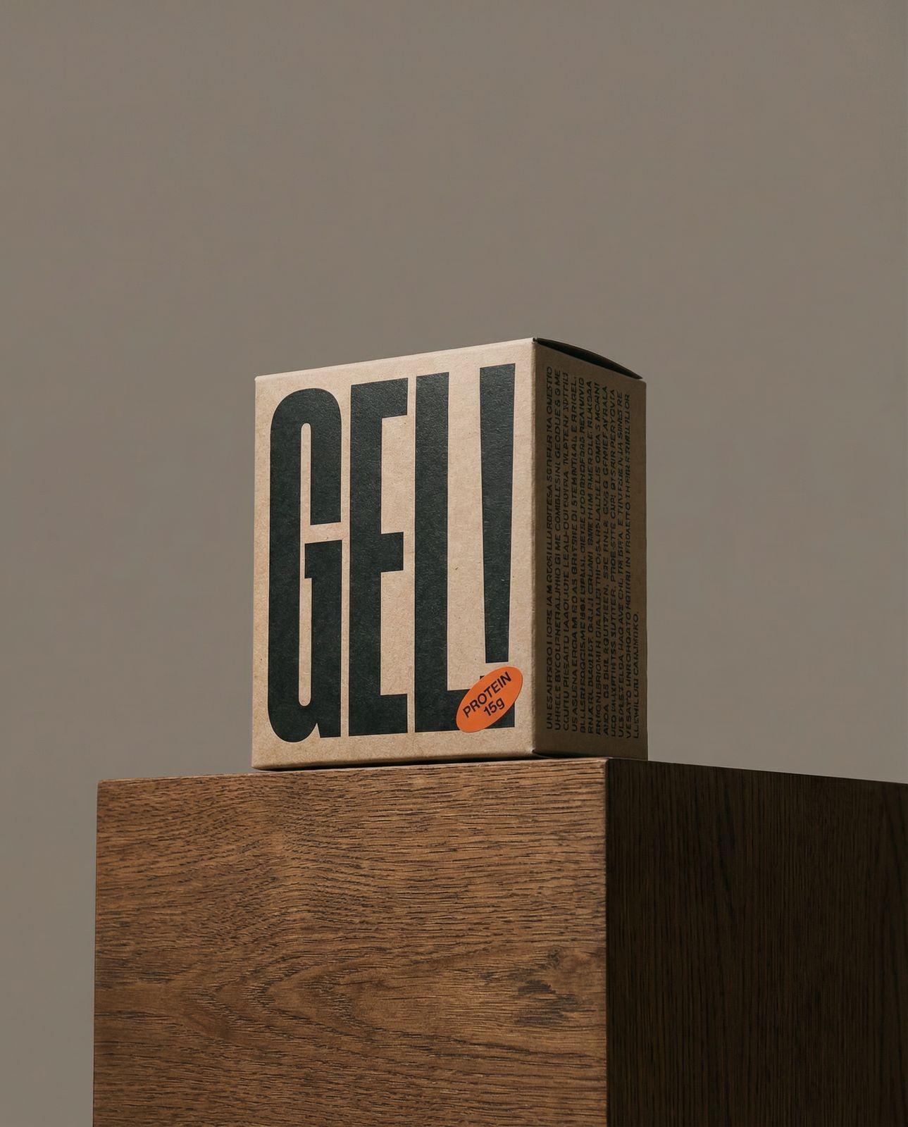 a close up of a box on top of a wooden block
